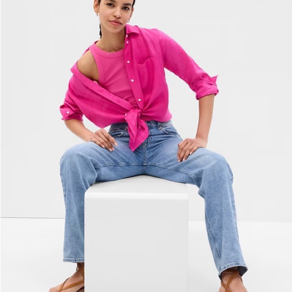 Linen Button Down Shirt